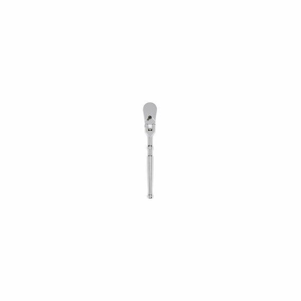 Tekton 1/4" Drive 90 Geared Teeth Ultra-Compact Head Style Ratchet, 6-19/32" L, Chrome Plated Finish SRH21006